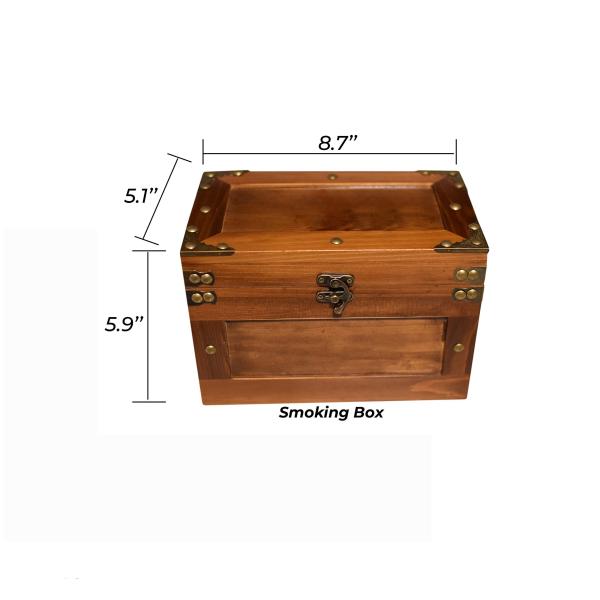 Decorations 8.7 Inch Wooden Food Containers  Wooden Storage Box Kitchen