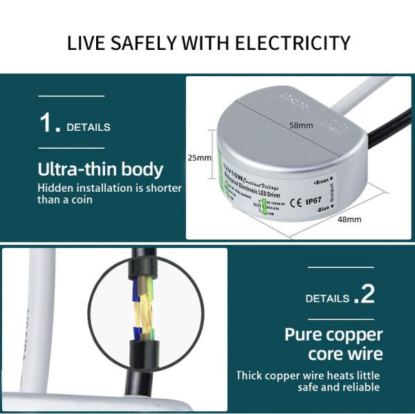 water proof smps 12V0.83A10W single output  SMPS with CE DC12V10W full watt Iron Case for LED Lighting Factory Outlet