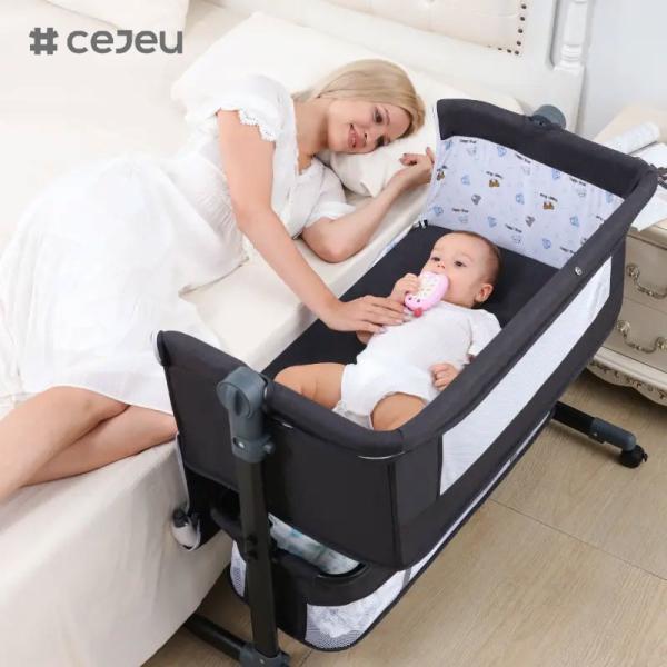 Оптовая высококачественная кроватка для новорожденных, питьевая кроватка для младенцев, кроватка для младенцев с навесом и москитными сетями