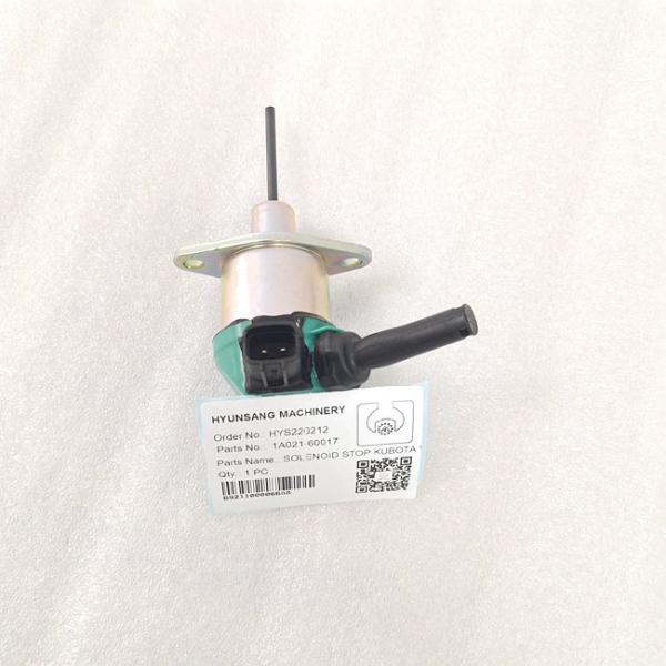 Стоп соленоида 1A021-60017 Kubota 1A021-60013 для KX121 R420S L3200DT