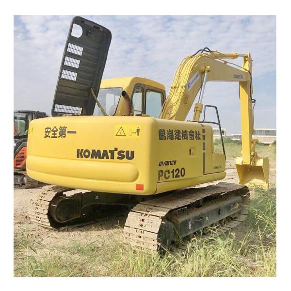 Excavadora Komatsu PC120 Máquina de movimiento de tierra de 12 toneladas utilizada en Japón con bomba original