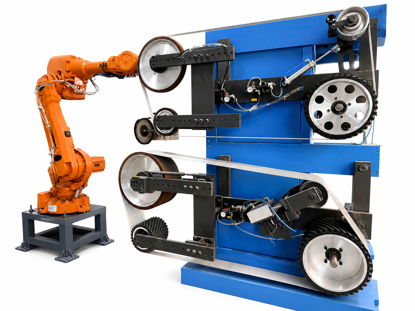 Multi Axis Heavy Duty Robotic Grinding And Polishing Machine For Metal Castings