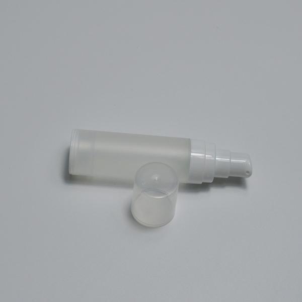 Бутылка 30 мл без воздуха с крышкой матовой отделкой Бутылка косметического вакуумного лосьона в PP пластике