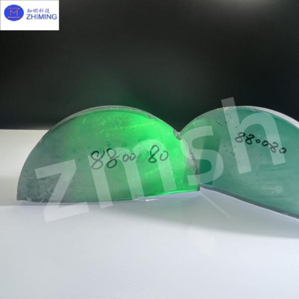 Synthetic Gem Crystal Moissanite Colored Sapphire Vivid Green SIC Raw Materials Jewelry Custom
