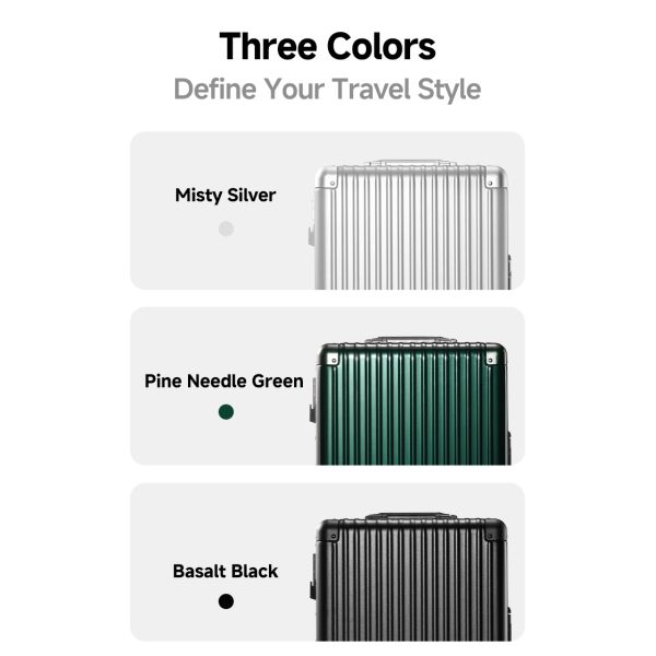 PC Aluminum Frame Travel Suitcase (20-inch) - German Covestro Material, Dual TSA Lock, Professional Luggage Manufacturer for Bulk Orders and Custom OEM Services
