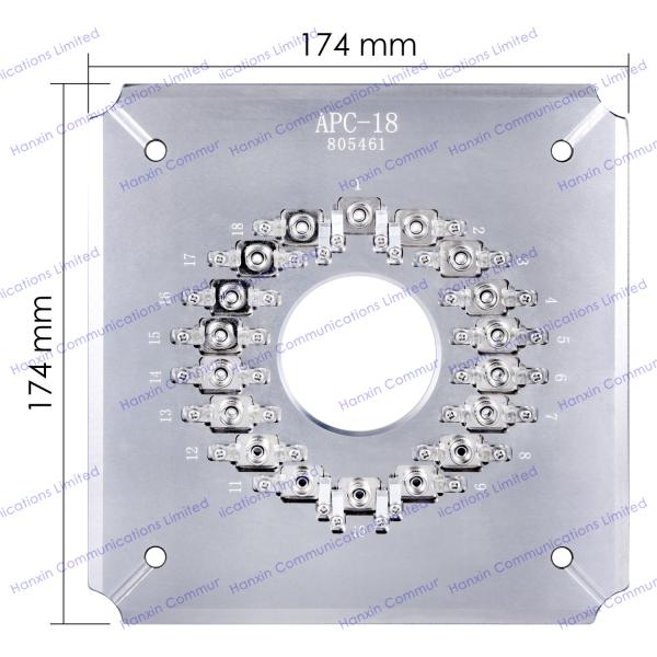 German Steel Fiber Optic Polishing Plate 18 Connectors One Times 1.1kg