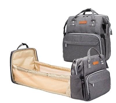 OEM ODM Nursing Mother Bag Diaper Bag Foldable Crib With USB