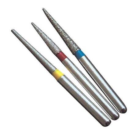 1.60mm Diameter Diamond Cutting Burs Fit For High Speed Handpiece