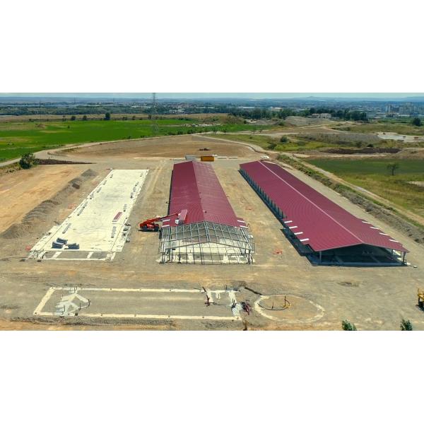 Система клеток для бройлеров птицеводческих хозяйств с чертежным дизайном MTS и стальным классом