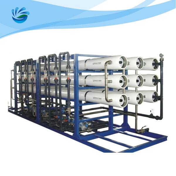 Filtration à deux étages industrielle du système de traitement de l'eau de RO 20TPH FRP