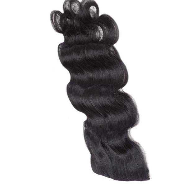Grampo autêntico em extensões do cabelo, grampo do Virgin do russo no fechamento do cabelo humano