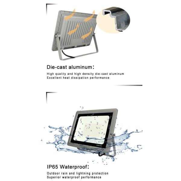 света потока СИД безопасностью 2700K 100 w водоустойчивые на открытом воздухе
