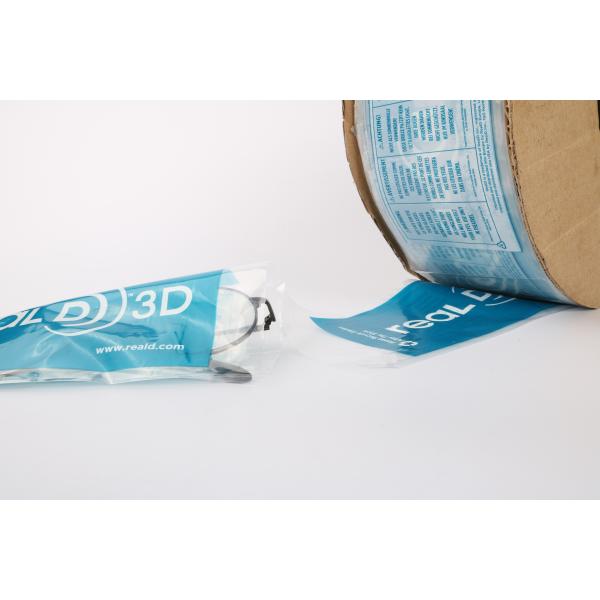 Bolsos pre abiertos claros del OEM 0.03m m en un equipo del supermercado del rollo