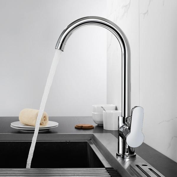 360 Degree Rotating Single Lever Kitchen Water Taps with Hot and Cold Mixer Function