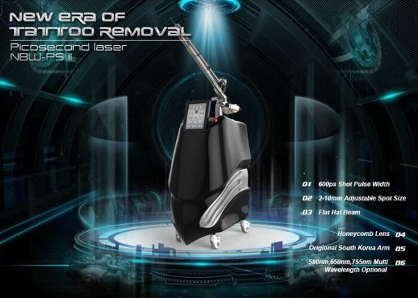 Hot sale advanced 600 ps tattoo removal picosecond pico laser machine for tattoo removal