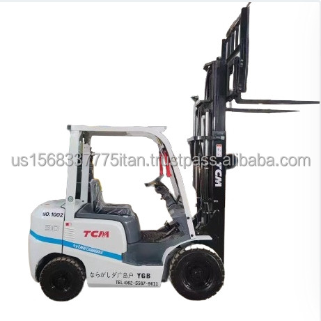 Used TCM YGB 3 Ton Forklift Japan Manufactured and Powered by Original Hydraulic Pump