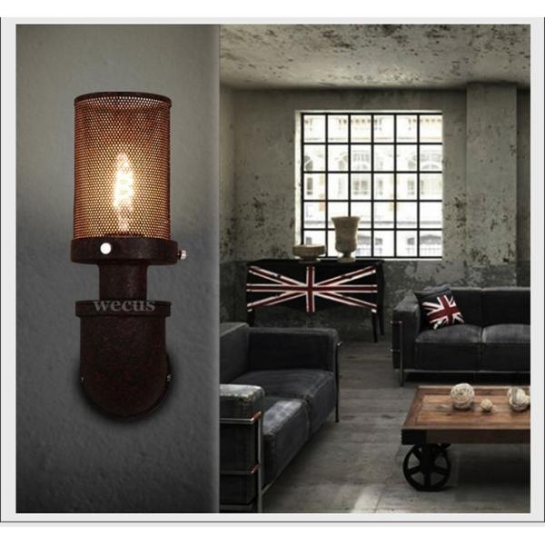 Water iron pipe Loft retro vintage Industrial wall light (WH-VR-44）
