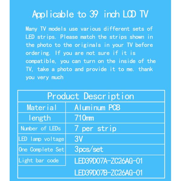 LED39D07B-ZC26AG-01 LE40AL88D88 40A6 TF40R5 L40M5-4C