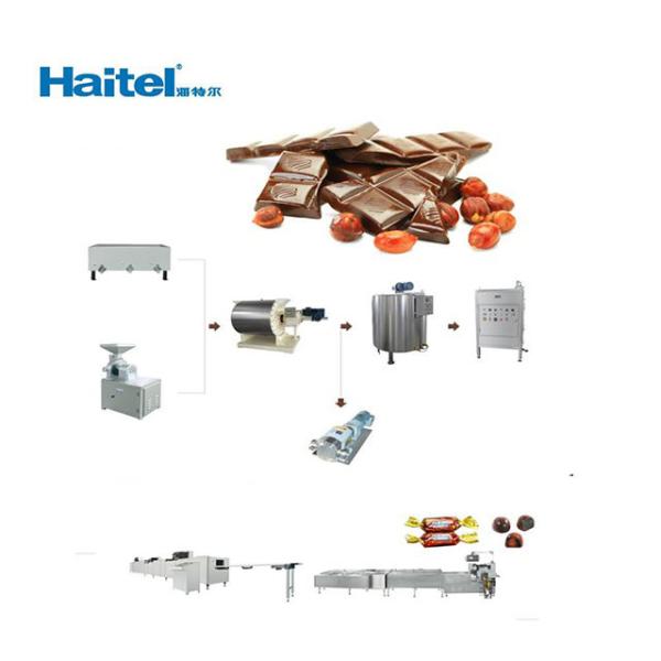 Многофункциональная автоматическая нержавеющая сталь 250kg/h машины делать шокол