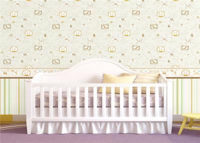 Custom Peelable Childrens Flower Wallpaper Decoration For Bedroom Wall