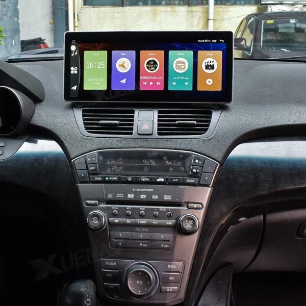 12.3-дюймовый 8-ядерный Android авто стерео для 2007-2013 Acura MDX GPS навигация Мультимедийный проигрыватель беспроводной Carplay BT 4G