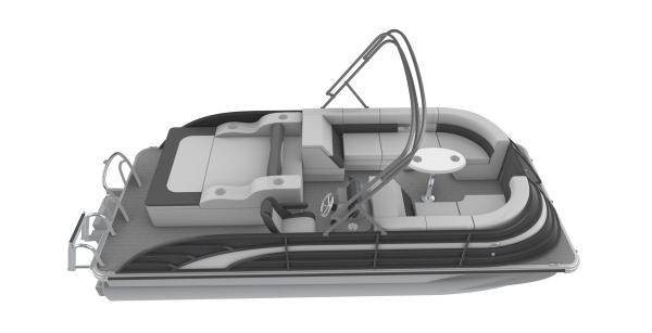 Pontoons de loisirs avec système stéréo Bluetooth et lumières de navigation LED