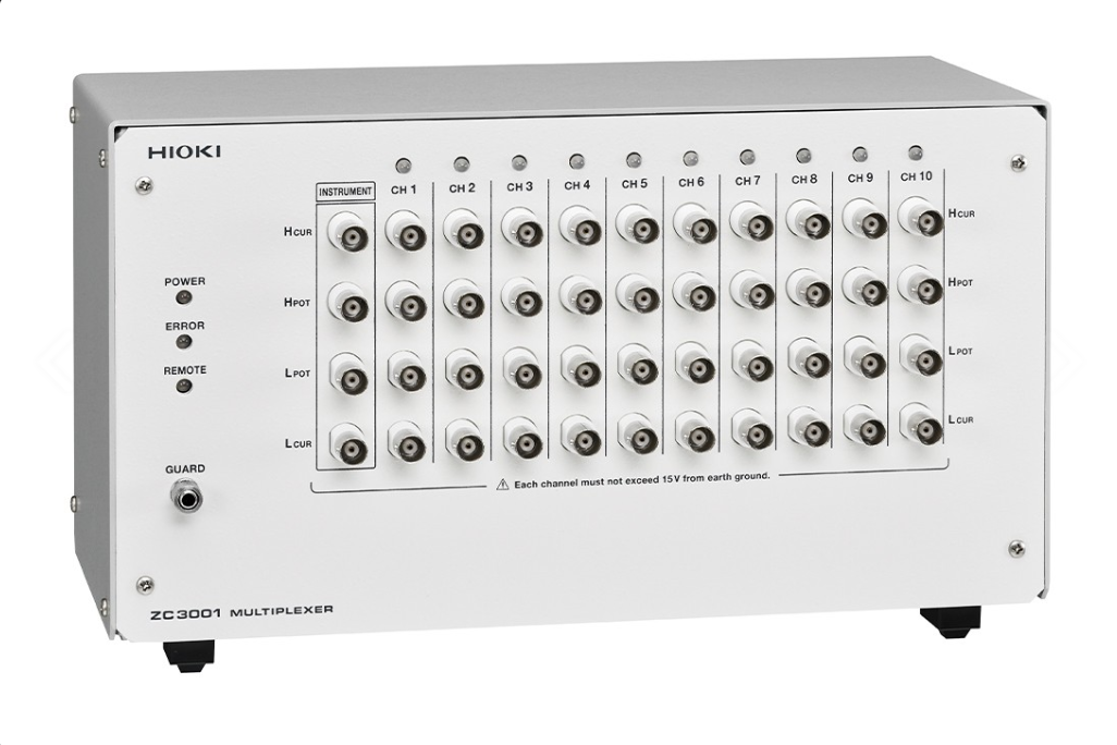 Original HIOKI ZC3001 Multi-Channel Multiplexer, High-Speed Scan Switch Unit Compatible With RM3546 Resistormeter For EV Busbar Batch Resistance Test