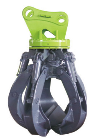 30Тн экскаватор Оранжевая кожура Скрап Граппл EC210 EC240 PC120 PC160 CAT310 DOOSAN300XL