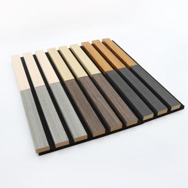 Fibra de madera del listón de la insonorización del tablero de los paneles acústicos de la pared de la difusión