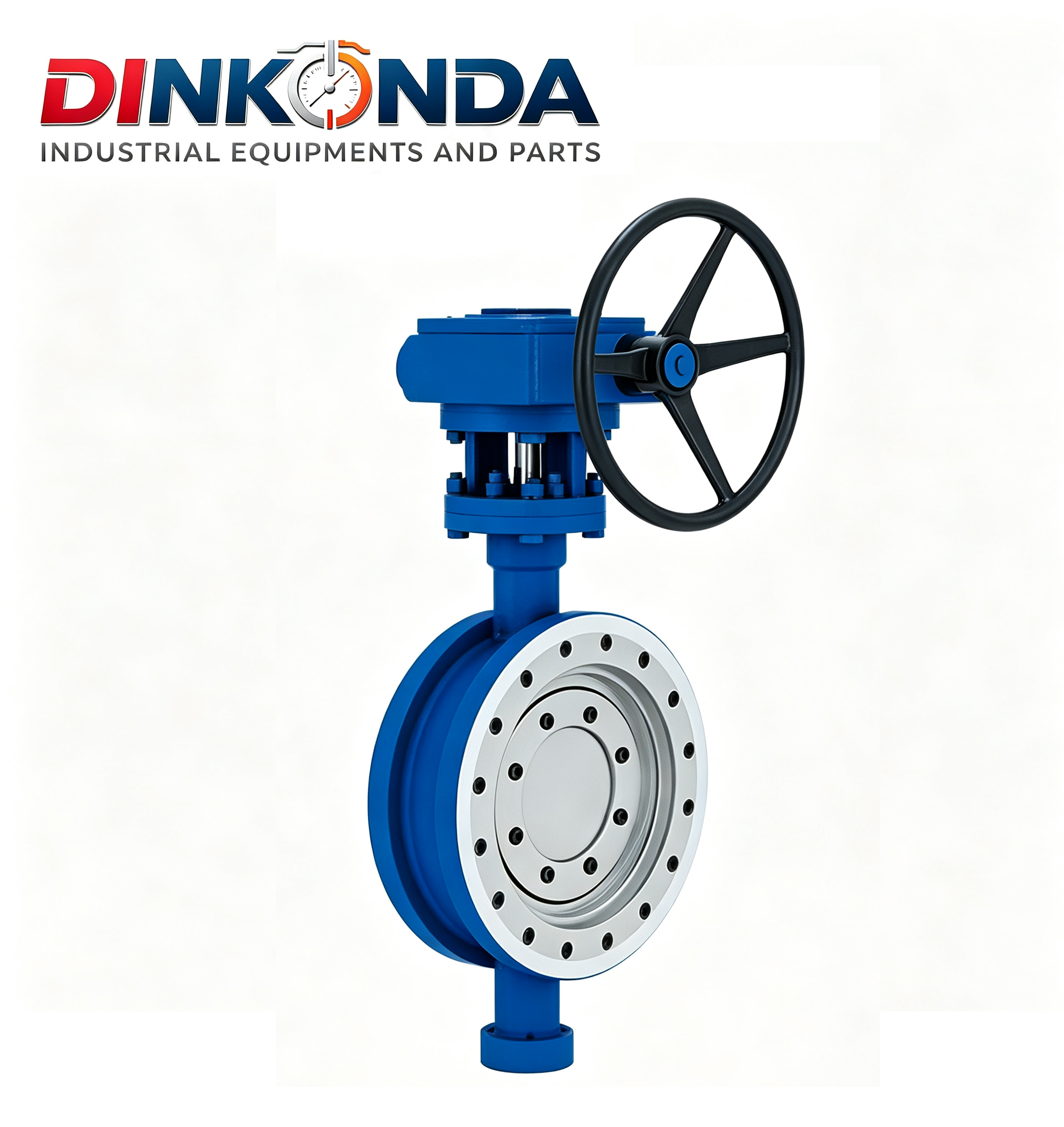 ASME Power Plant Valves DN80-DN1000 PN25 Bi Directional Sealing Butterfly Valve