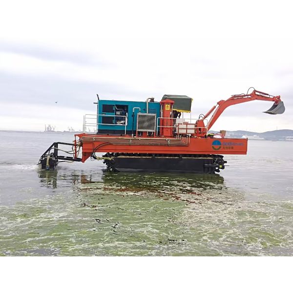 500m Output Distance 4m Dredging Depth Amphibious Excavator with 1m³ Bucket Capacity