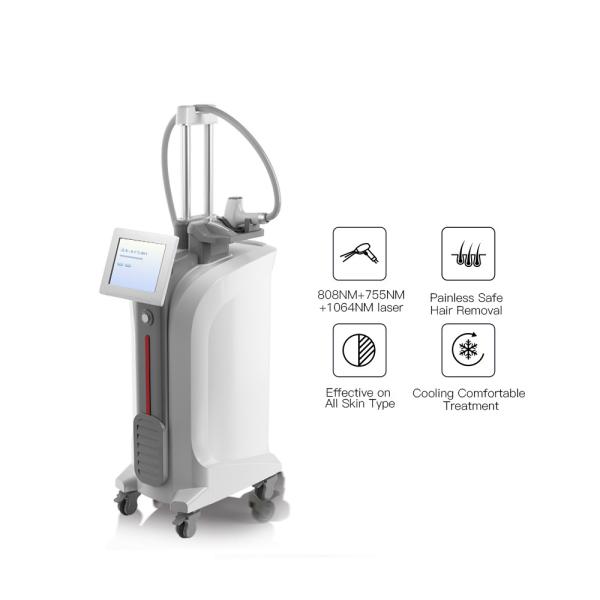 Магнитооптическая белизна машины 400W удаления волос лазера диода 755nm