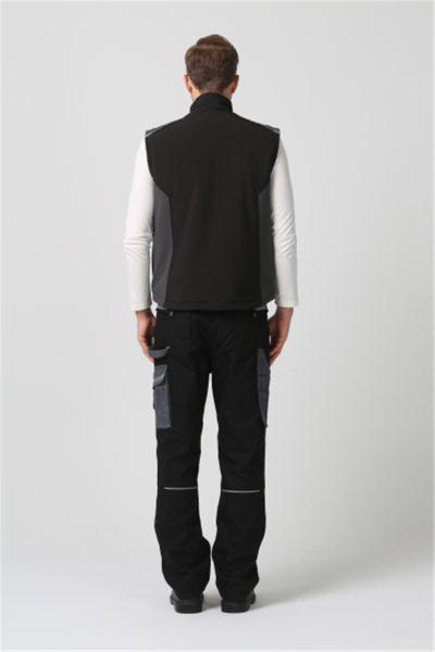 Velcro Fastener Winter Work Vest , Wind Proof Winter Body Warmer
