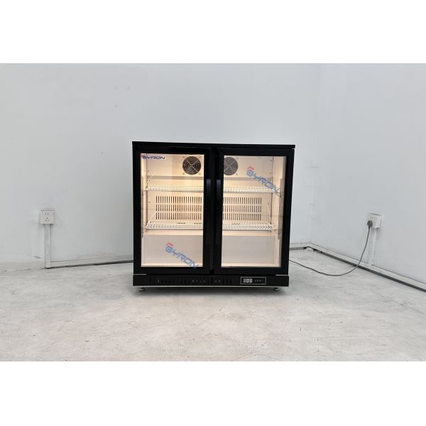 Customization Beverage Cooler Refrigerator Glass Door Beverage Cooler