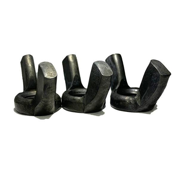 Fermetures de plateau d'expédition 304 acier inoxydable boulon papillon avec finition d'oxyde noir