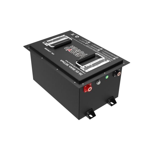 Lithium Golf Cart 36V 38.4V 80Ah LiFePO4 LFP Battery Pack With Charger