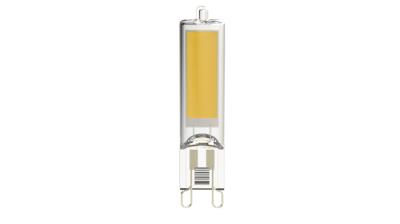 BULBO DE VIDRO COMPLETO 120lm/w 2700K FML-003 do diodo emissor de luz de G9 3W