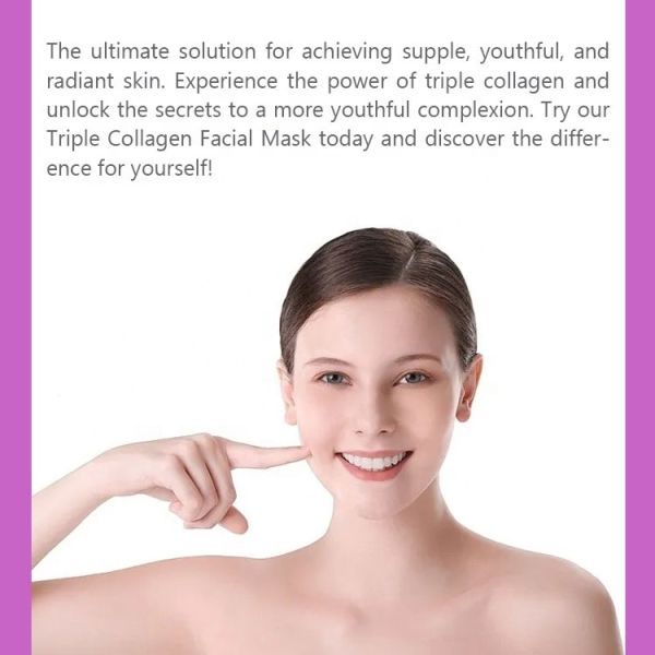 OEM Collagen III Anti-Aging Anti-Wrinkle Face Mask Nourishing Whitening Brightening  Moisturizing Firming Skincare Facial SPA