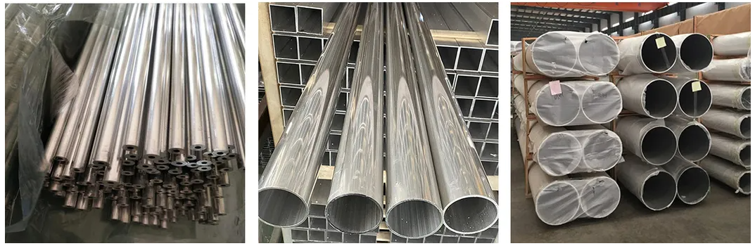 6061-T6 Aluminum Pipe Seamless 50mm OD 5mm Wall Structural Tube ASTM B241