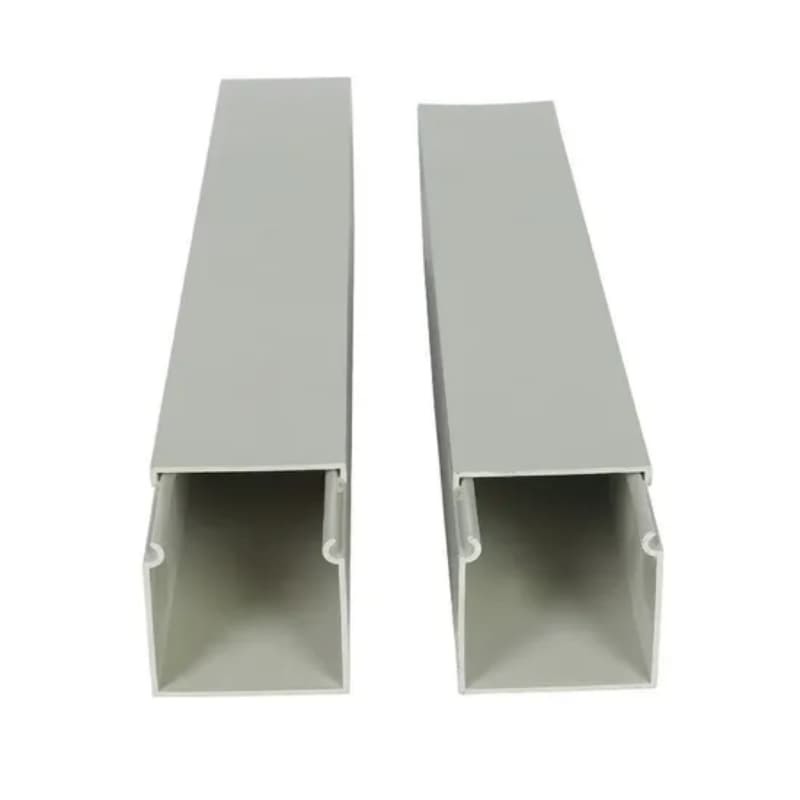 Flame Retardant 60x40mm Pvc Cable Trough For Electrical Equipment