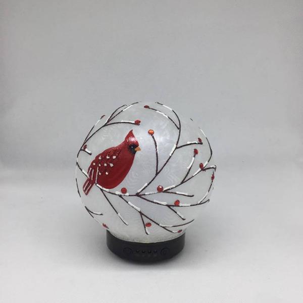 Round Glass Aromatherapy Room Fragrance Spray USB Humidifier With Fragrance Perfume