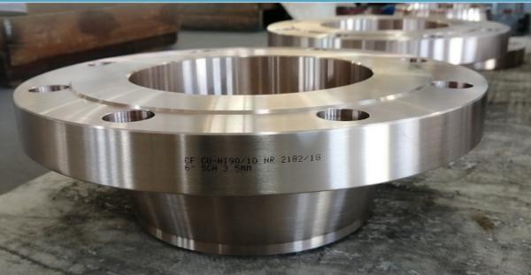 Glissement de cuivre adapté aux besoins du client de l'acier au carbone C70600 de bride de nickel sur la bride avec dessiner 150lbs