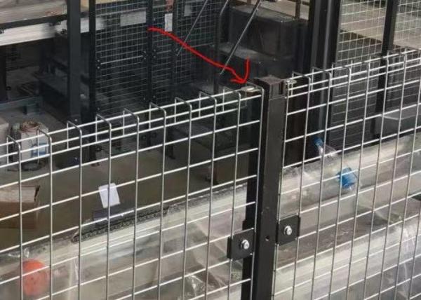 Galvanized Roll Top Wire Mesh Fence 3m Width Black
