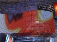 De panneau visuel flexible polychrome du mur RVB HD LED de l'IMMERSION P12 installation facile LED