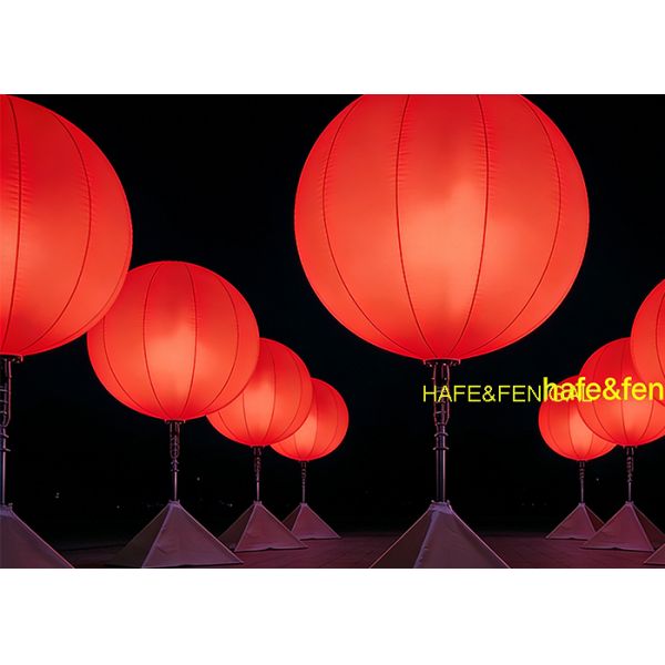 Portable 400W LED Lighting Balloon,Outdoor Concert Lighting DMX Inflatable Light