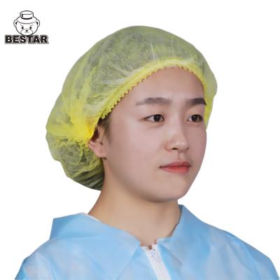 OEM 21 inch Disposable Nonwoven Cap Single Use Mob Cap For Operating Room
