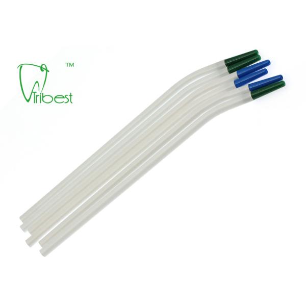 Universal Disposable Dental Surgical Tip PVC Dental Suction Tip Blue Green