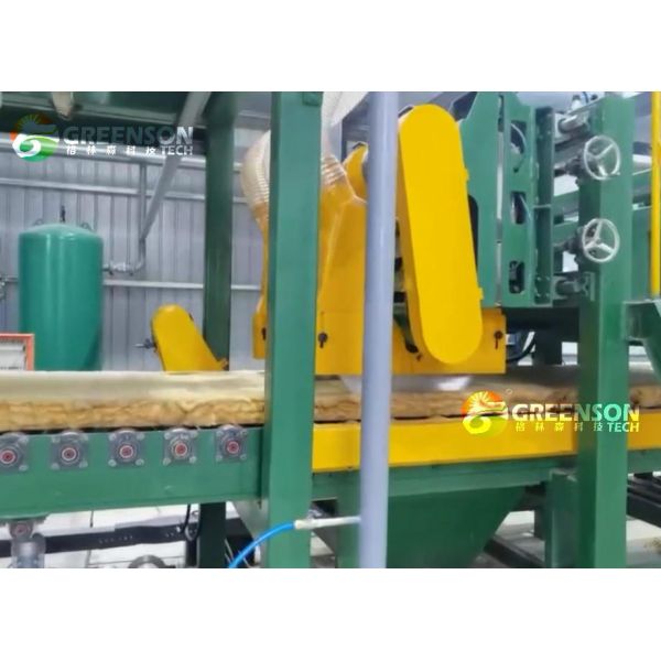 Water Repellent Rock Wool Production Line with PLC Control and Adjustable Felt Size