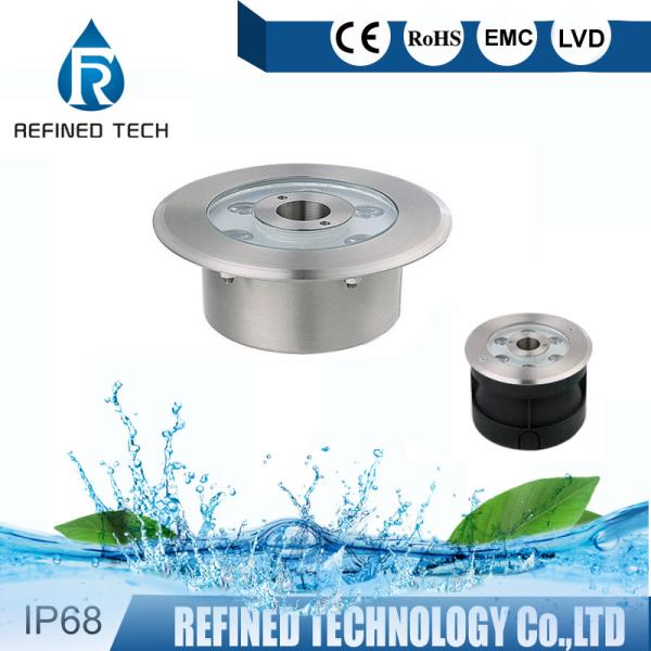 Нержавеющая сталь света на открытом воздухе 6W 24W фонтана СИД погружающийся IP68