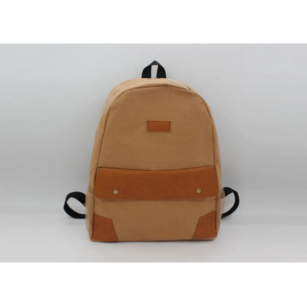 Lightweight Backpack Custom Recyclable Leisure Style Washable Kraft Paper Backpacks
